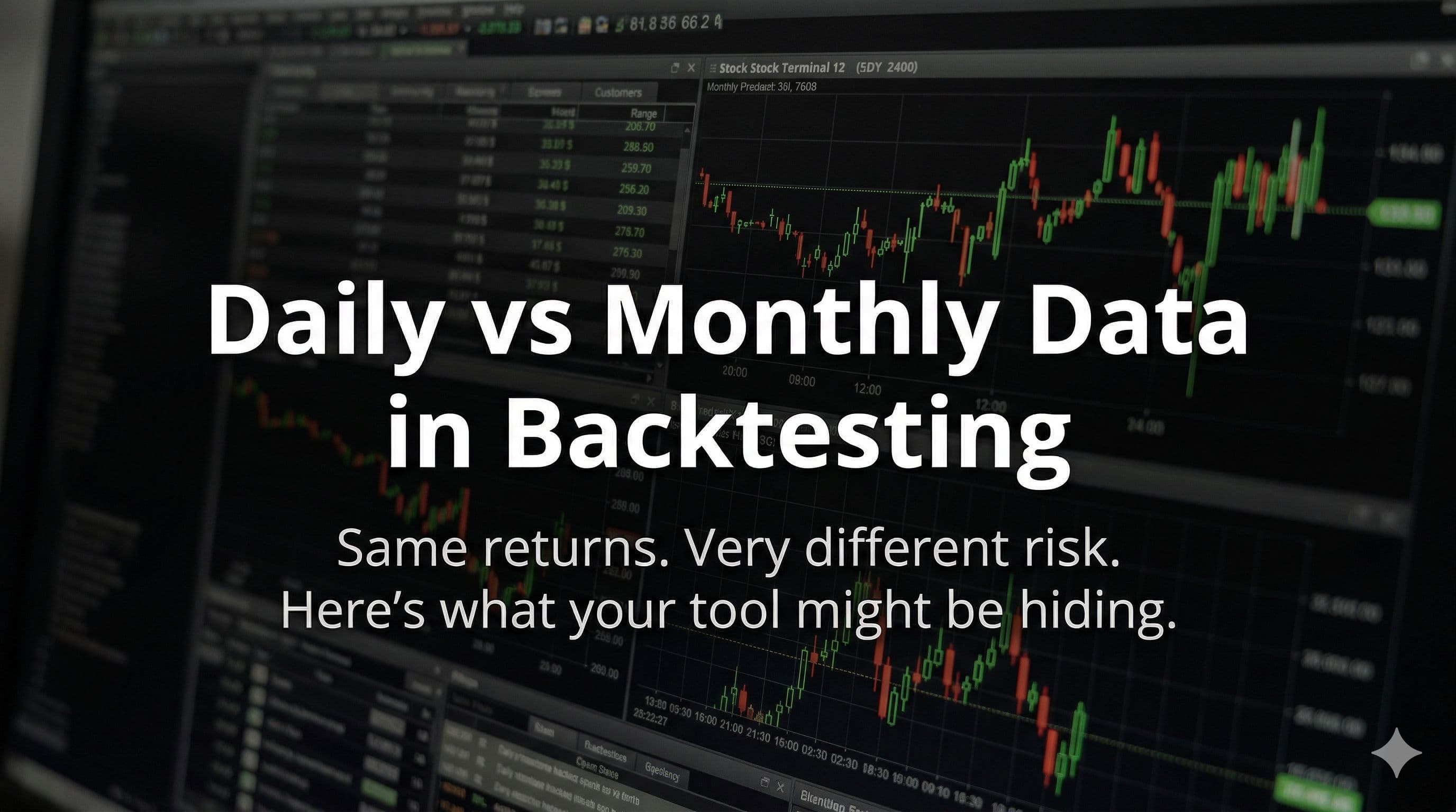 Daily vs Monthly Data in Backtesting — Does It Matter? [2026]