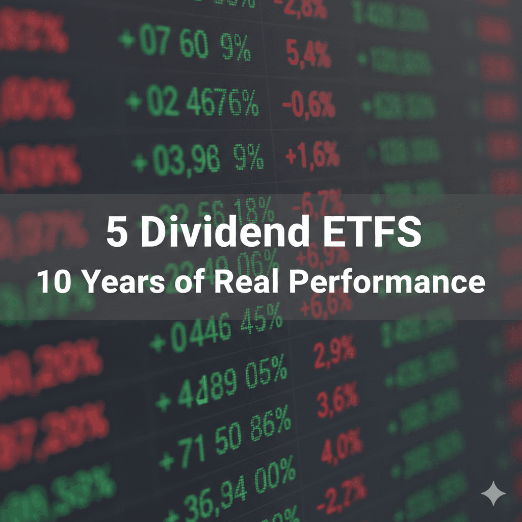 5 Popular Dividend ETFs Analyzed: 10 Years of Real Performance (2016–2026)