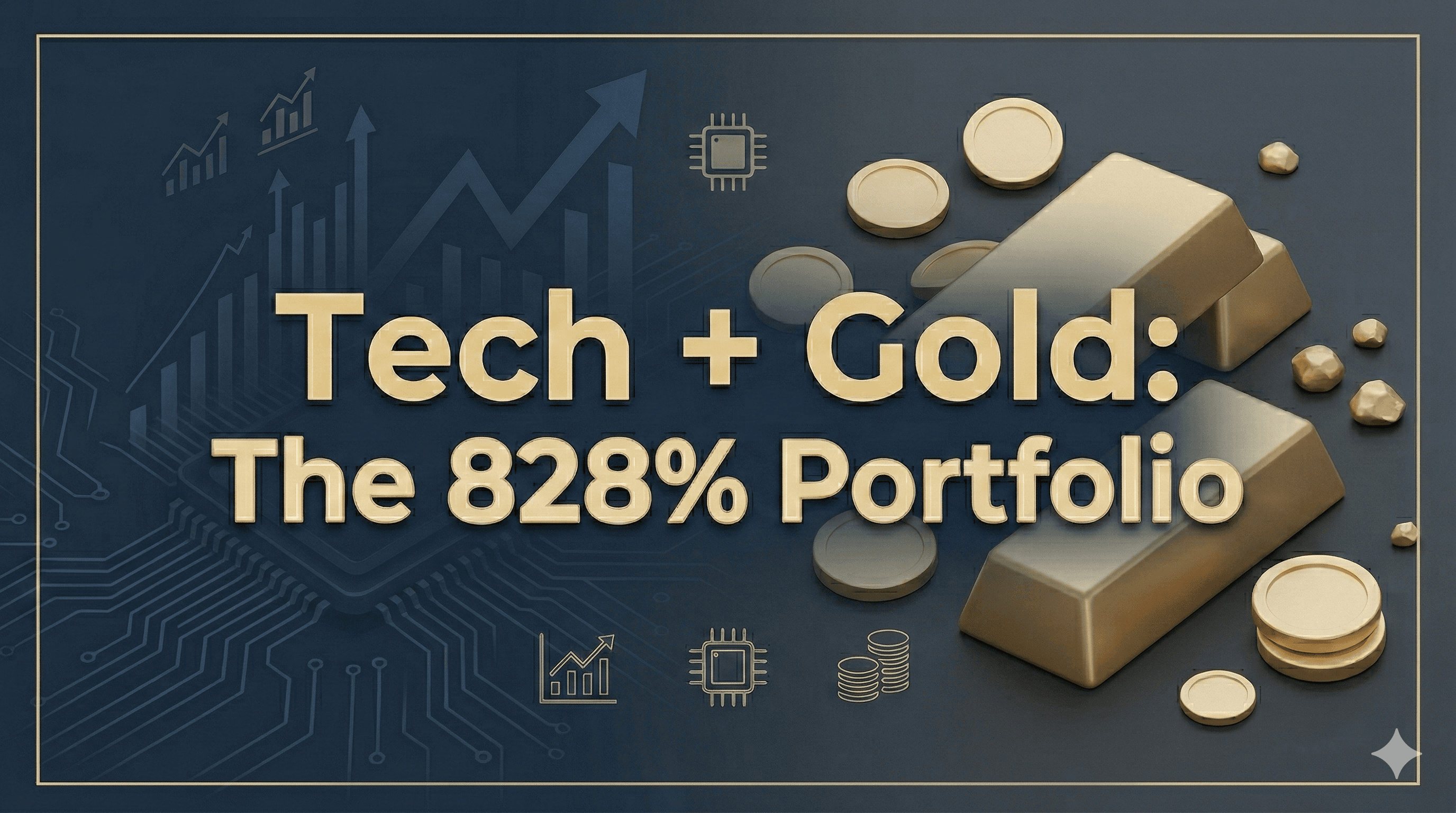 How 15% Gold Turned an Aggressive Tech Portfolio into a Market-Beating Strategy